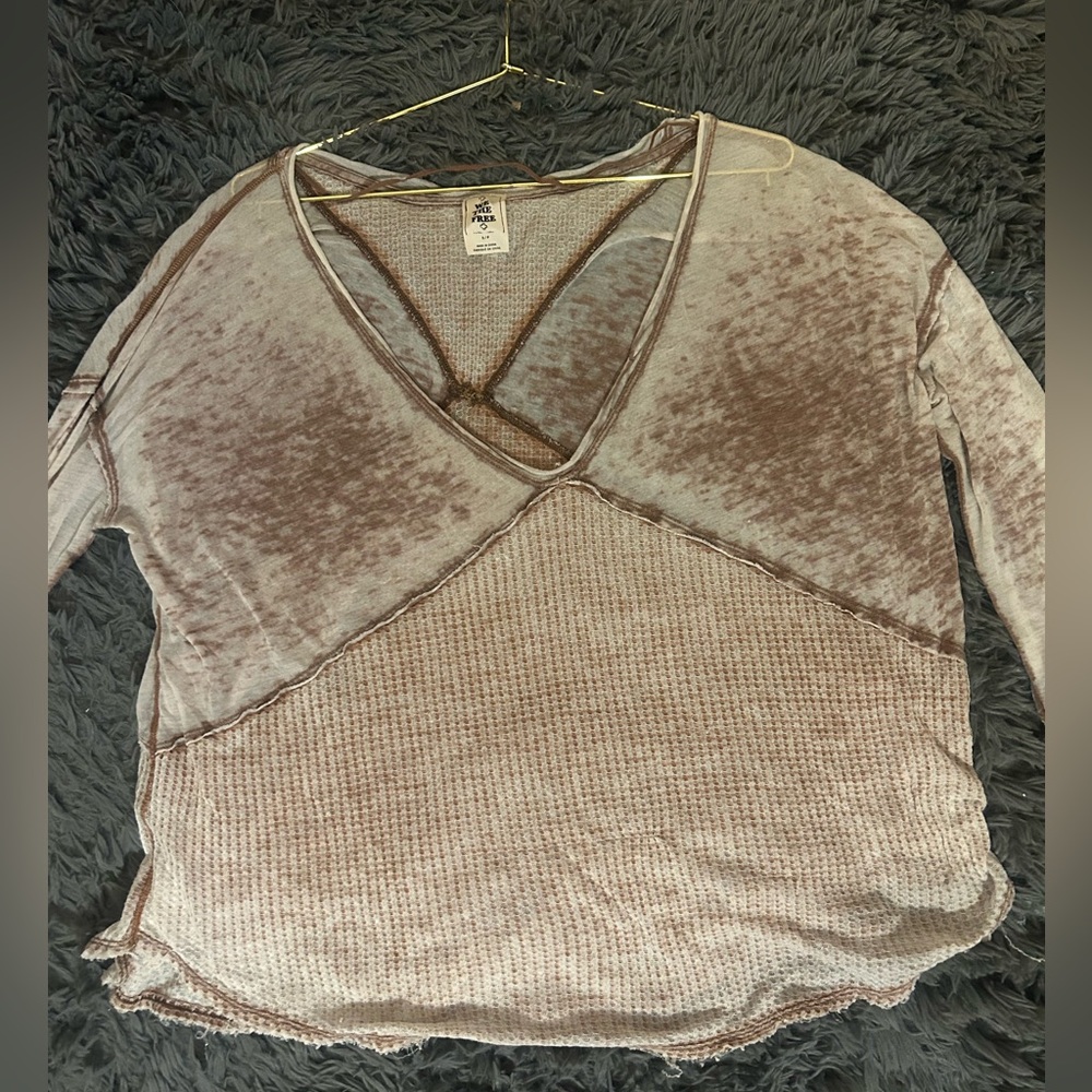 Free People - Waffle Long Sleeve